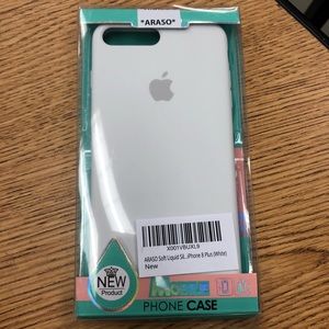 iPhone 8 Plus White Soft Silicon Cover